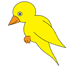 آموزش تصویری نقاشی کشیدن پرنده ویژه کودکان